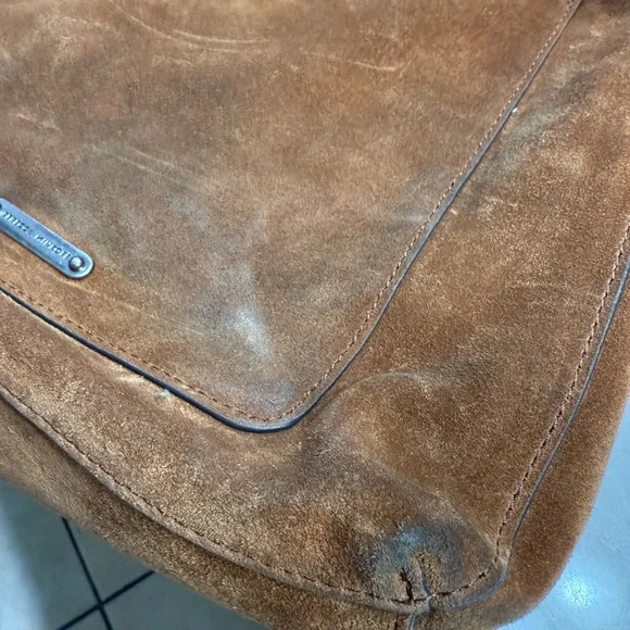 Rebecca Minkoff Brown Suede Shoulder Bag - Picture 6 of 7